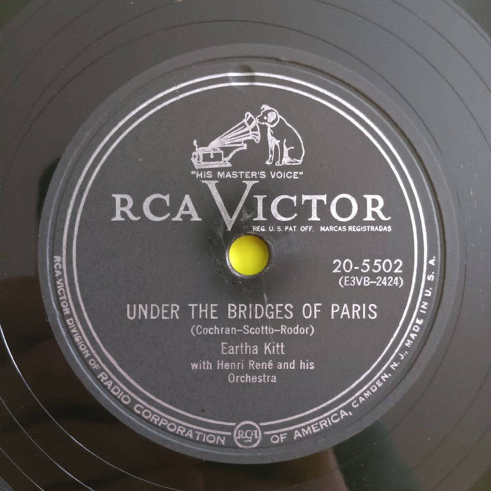 Eartha Kitt - Santa Baby 10" 78 - 1953 - 20-5502 - Used - VG++ - Vinyl