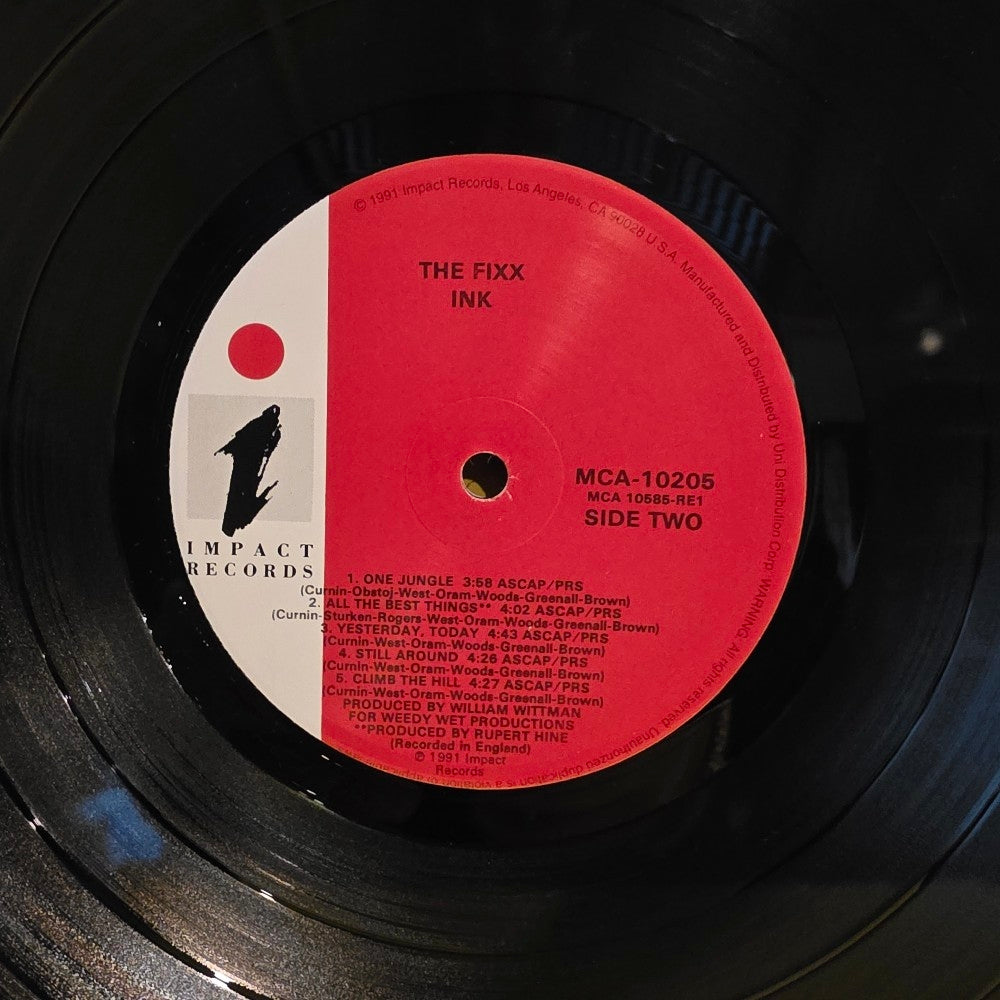 The Fixx - Ink. - 1991 - MCA-10205 - Used - EX - Vinyl