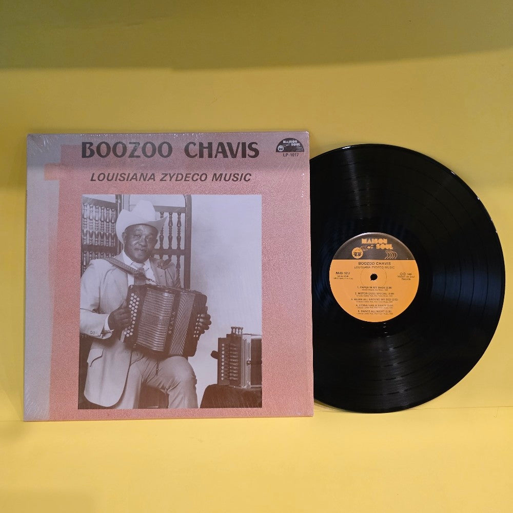 Booboo Chavis - Louisiana Zydeco Music  - 1986 - LP-1017 - Used - VG++ - Vinyl