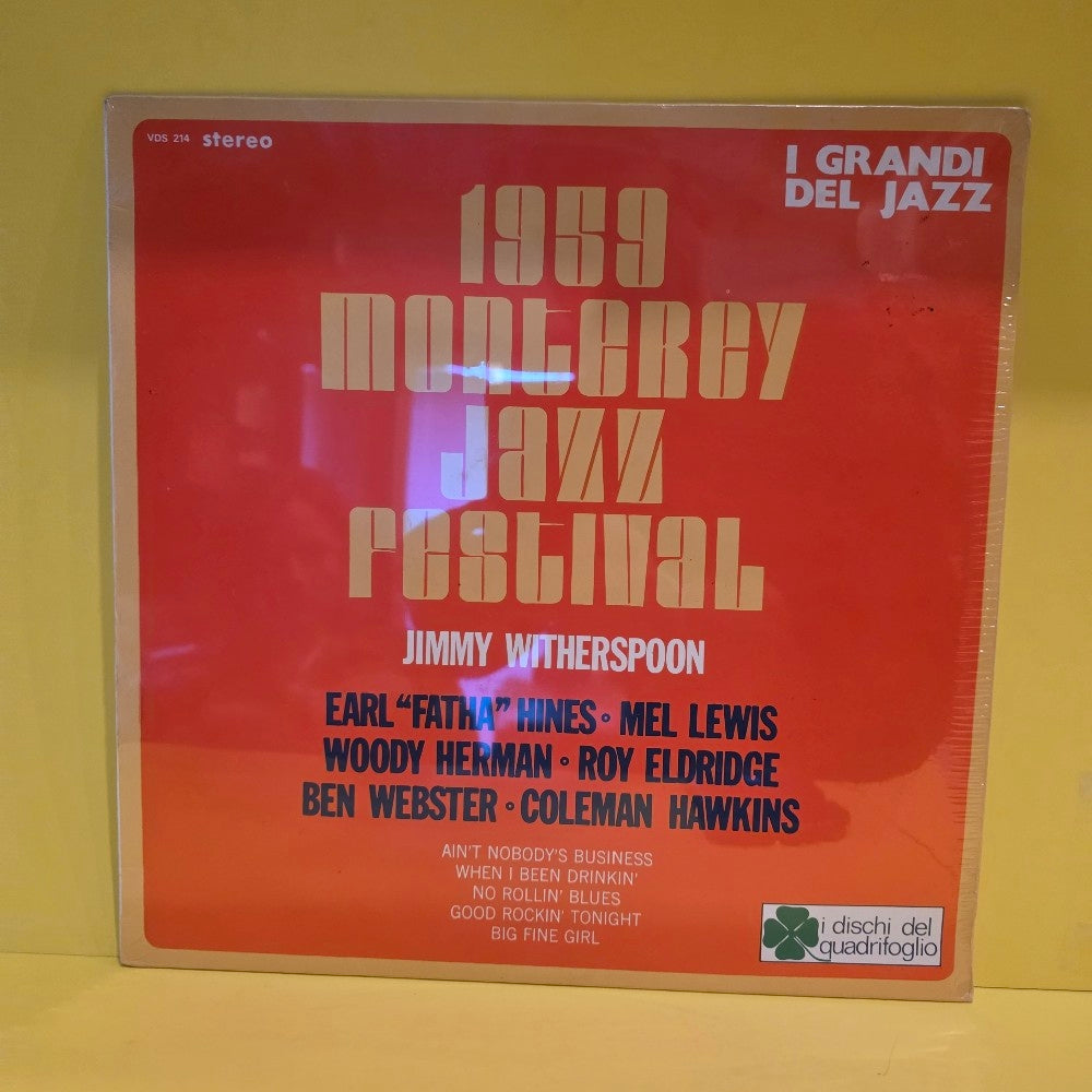 Jimmy Witherspoon  - 1959 Monterey Jazz Festival  - 1970 - VDS 214 - New - Sealed - Vinyl