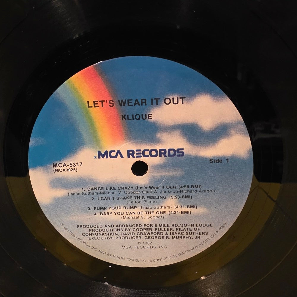 Klique - Let's Wear It Out! - 1982 - MCA-5317 - Used - VG++ - Vinyl