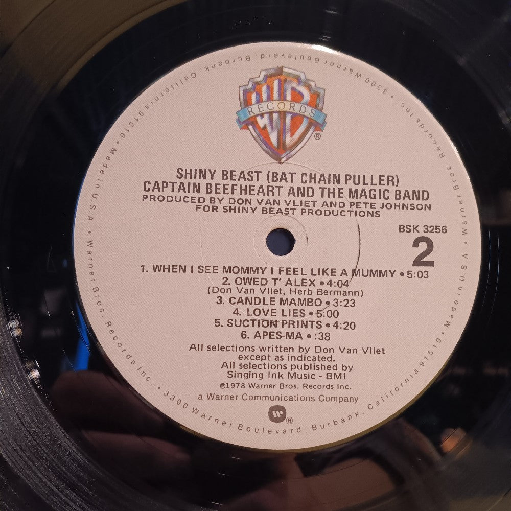 Captain Beefheart & The Magic Band - Shiny Beast (Bat Chain Puller) OG - 1978 - BSK 3256 - Used - EX - Vinyl