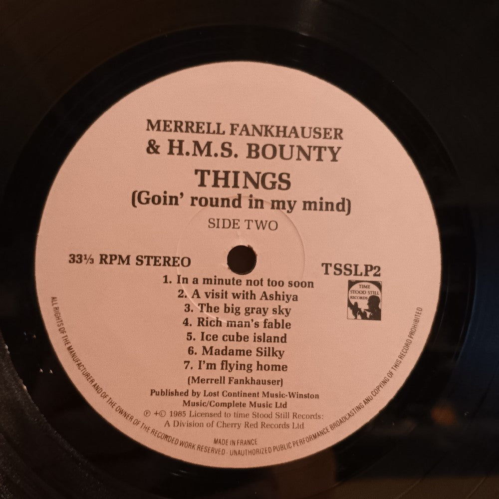 Merrell Fankhauser & HMS Bounty - Things Goin Round In My Mind FRANCE - 1985 - TSSLP2 - Used - VG++ - Vinyl