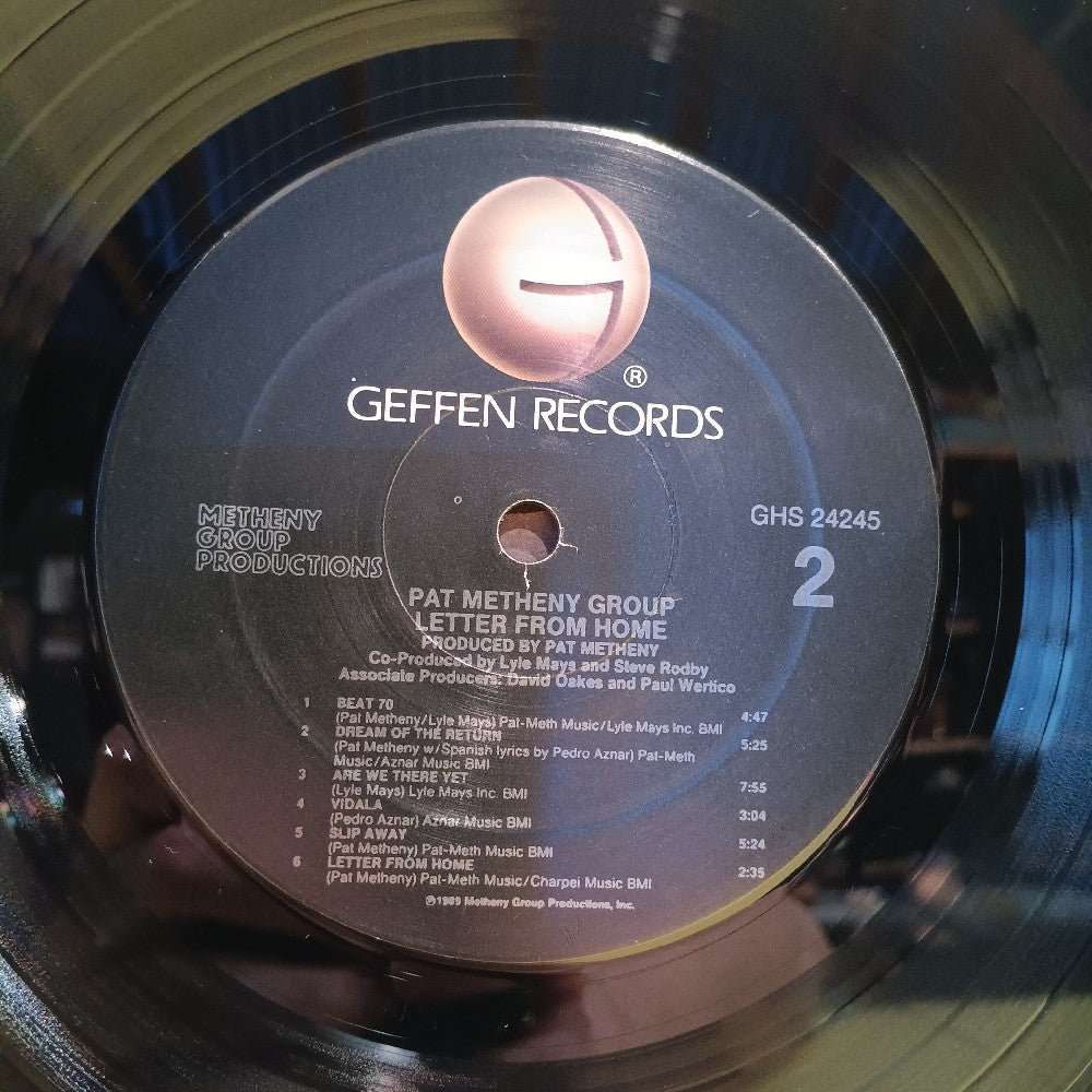 Pat Metheny Group - Letter From Home PROMO - 1989 - GHS 24245 - Used - VG++ - Vinyl