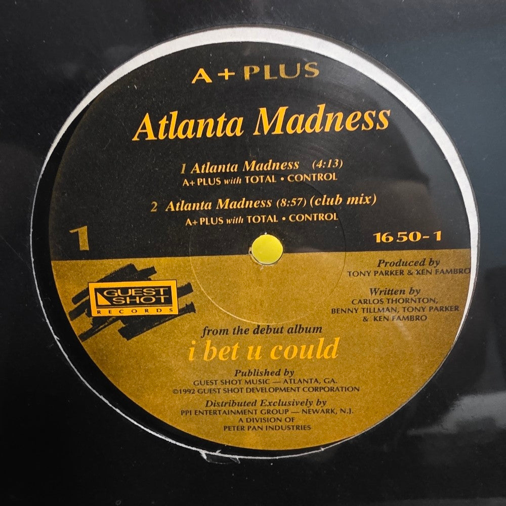 A+ Plus - I Bet U Could  - 1992 - 1650-1 - New - Sealed - Vinyl