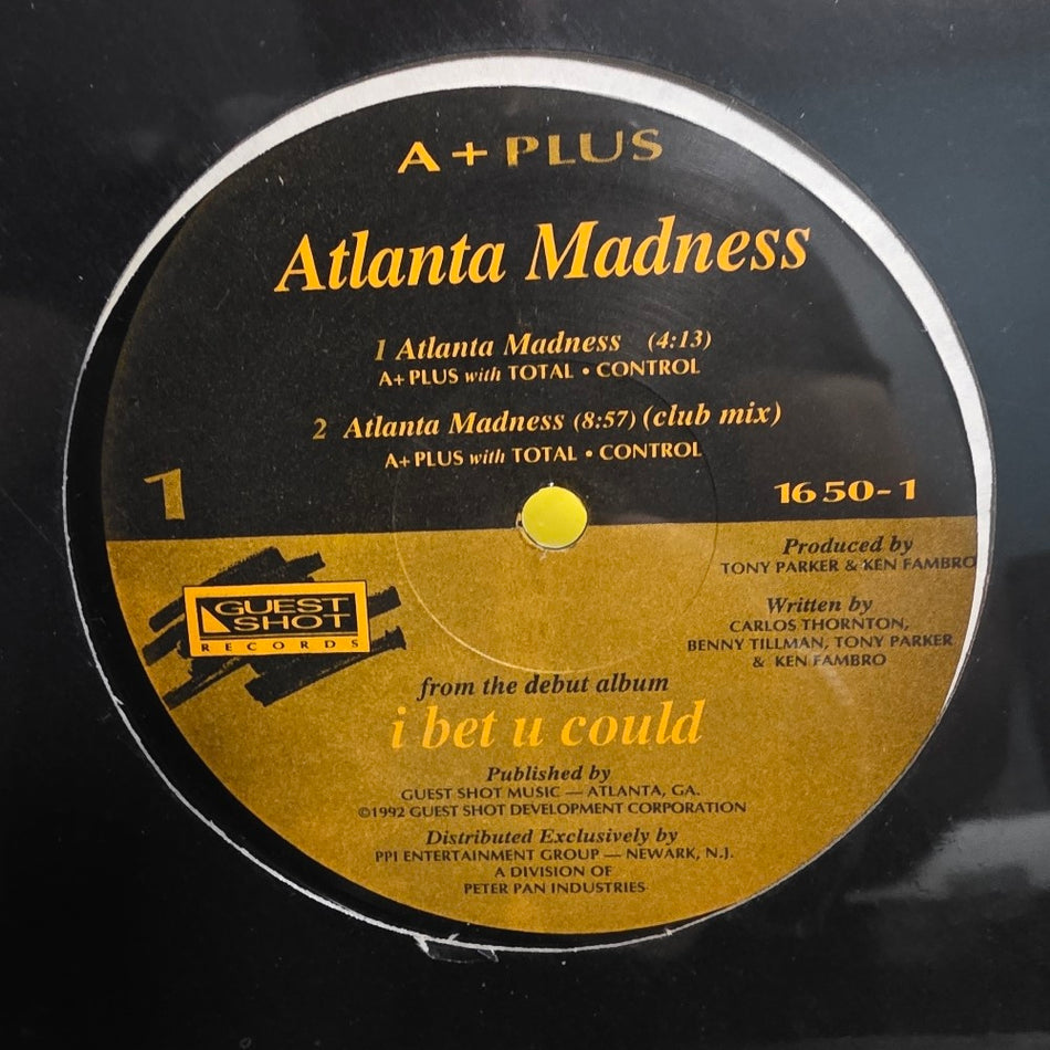 A+ Plus - I Bet U Could  - 1992 - 1650-1 - New - Sealed - Vinyl