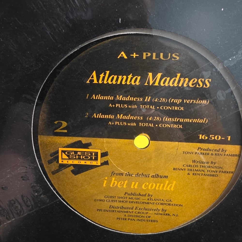 A+ Plus - I Bet U Could  - 1992 - 1650-1 - New - Sealed - Vinyl