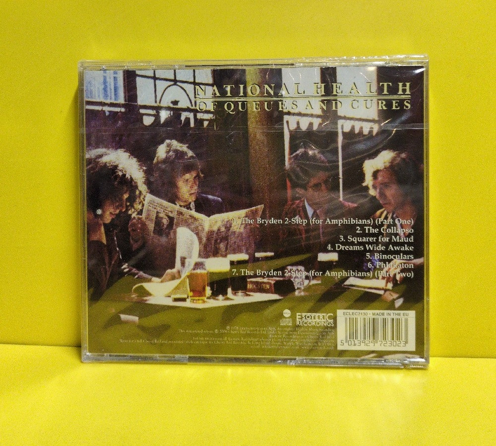 National Health - Of Queues And Cures - ECLEC2130 - New - Sealed - CDs - Reissue - Remastered - Misprint
