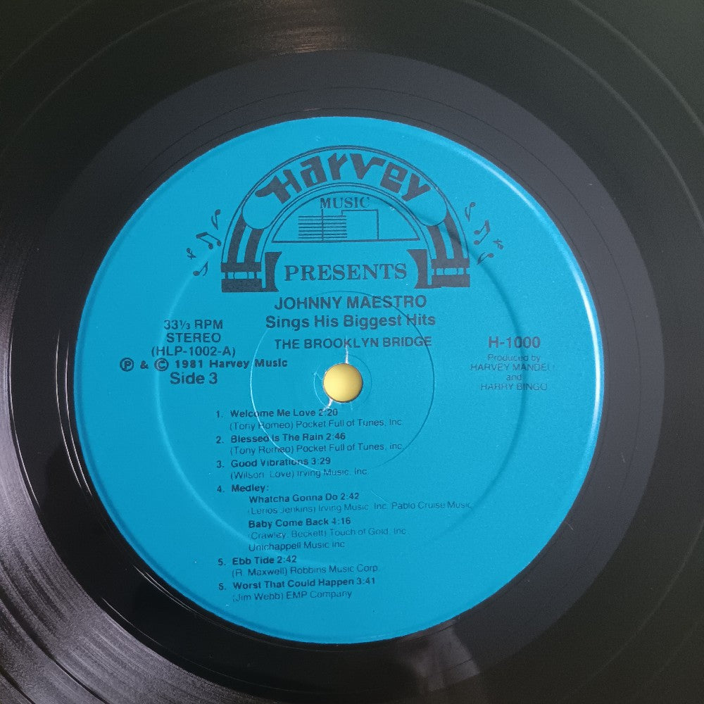 Johnny Maestro - History Of A Legend - 1981 - H 1000 - Used - EX - Vinyl