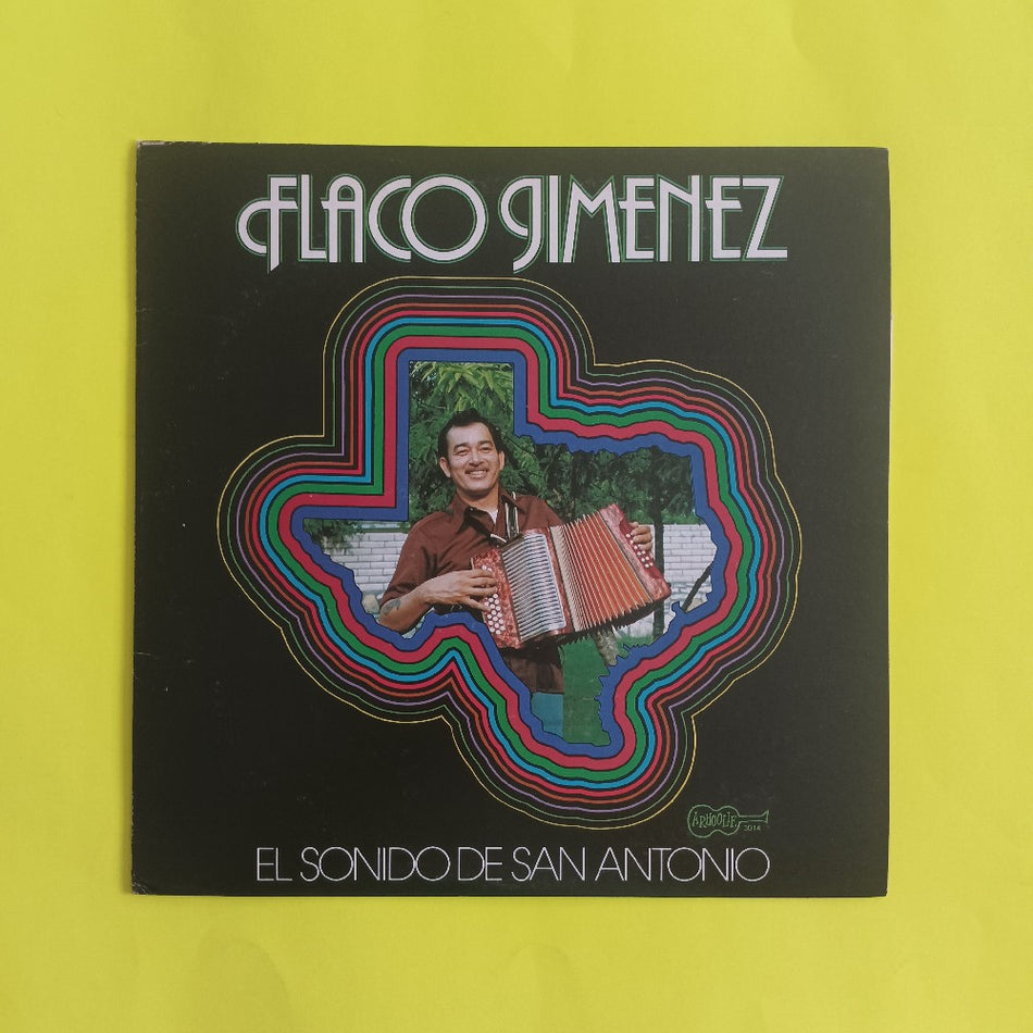 Flavorful Jimenez - El Sonido De San Antonio - 1980 - Arhoolie 3014 - Used - VG++ - Vinyl