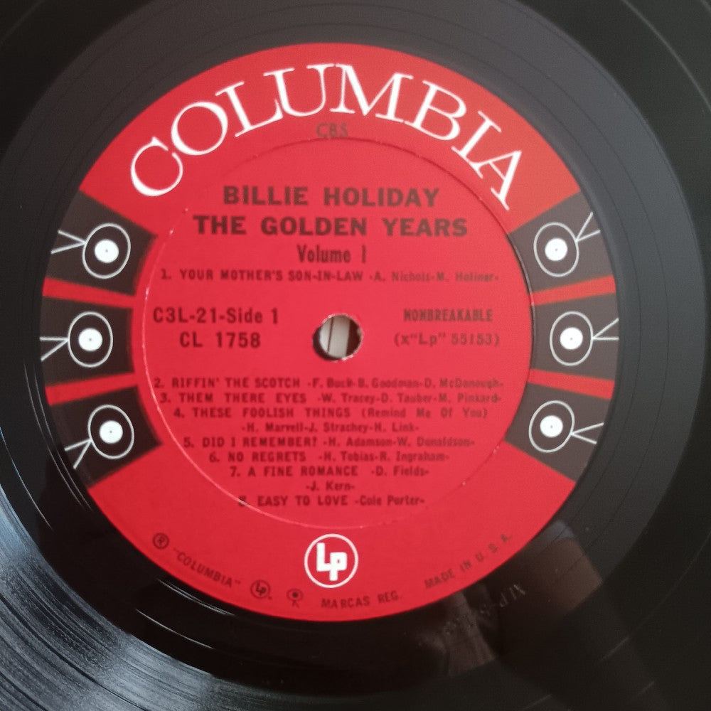 Billie Holiday - The Golden Years OG MONO 6 EYE - 1962 - C3L 21 - Used - VG++ - Vinyl