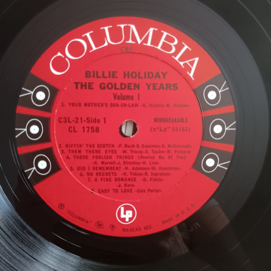 Billie Holiday - The Golden Years OG MONO 6 EYE - 1962 - C3L 21 - Used - VG++ - Vinyl