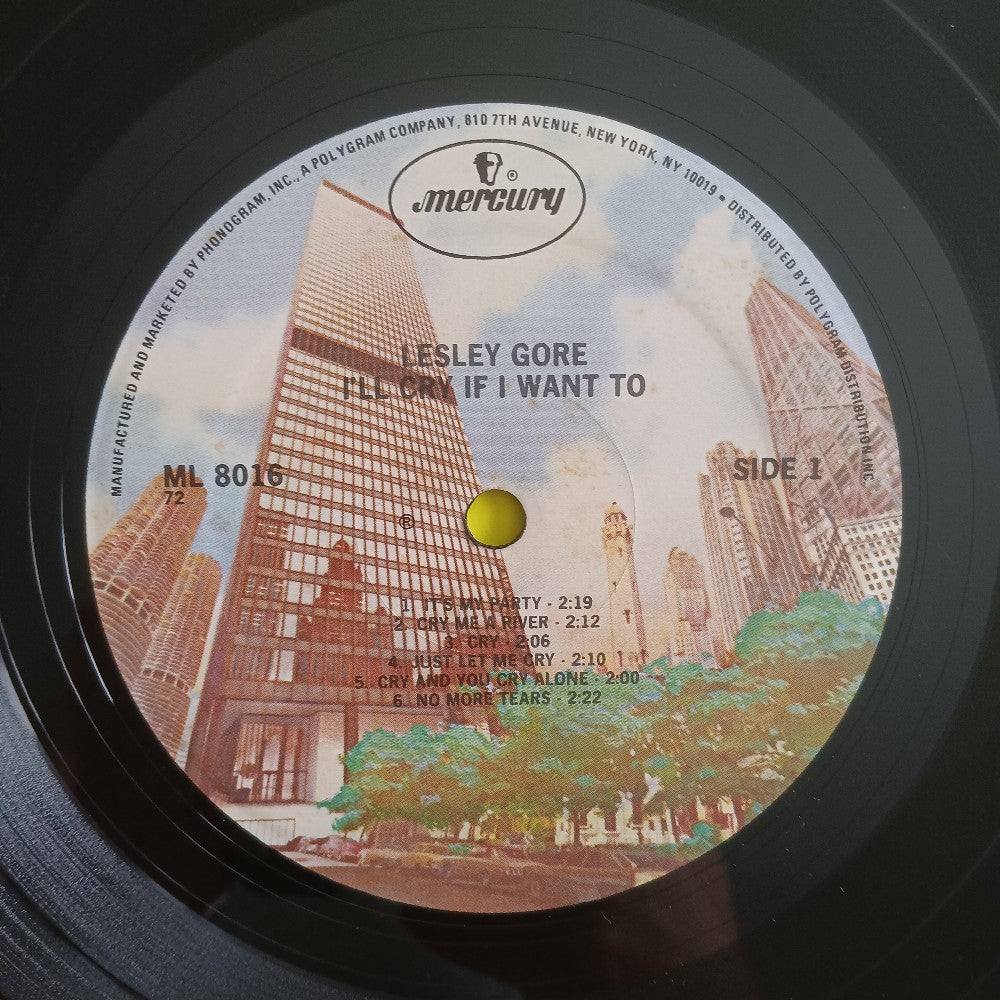 Lesley Gore - I'll Cry If I Want To SHRINK Skyscraper Label - 1979 - ML 8016 - Used - VG++ - Vinyl