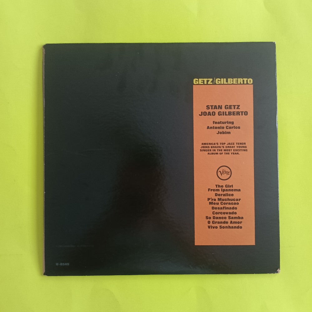 Santana Getz / Joao Gilberto - Getz / Gilberto OG Mono - 1964 - V-8545 - Used - VG++ - Vinyl