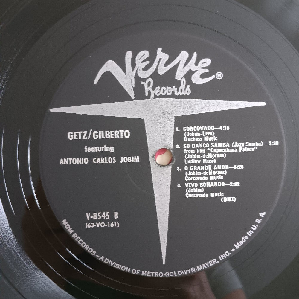 Santana Getz / Joao Gilberto - Getz / Gilberto OG Mono - 1964 - V-8545 - Used - VG++ - Vinyl