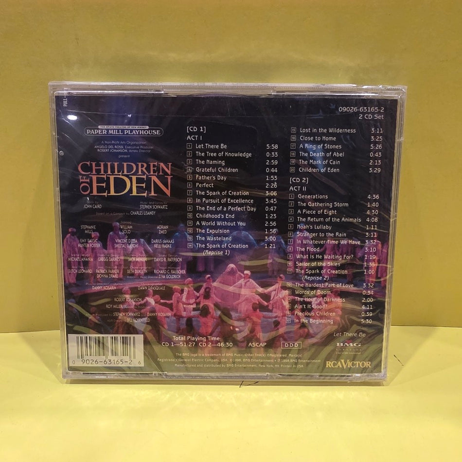 Stephen Schwartz - Children Of Eden - 1998 - 09026-63165-2 - New - Sealed - CDs