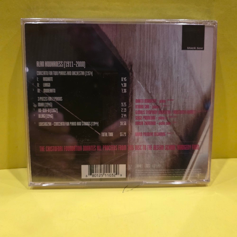 Hovhaness - Concerto For 2 Pianos And Orchestra  - 2005 - BBM1103 - New - CDs