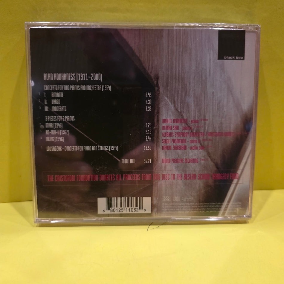 Hovhaness - Concerto For 2 Pianos And Orchestra  - 2005 - BBM1103 - New - CDs