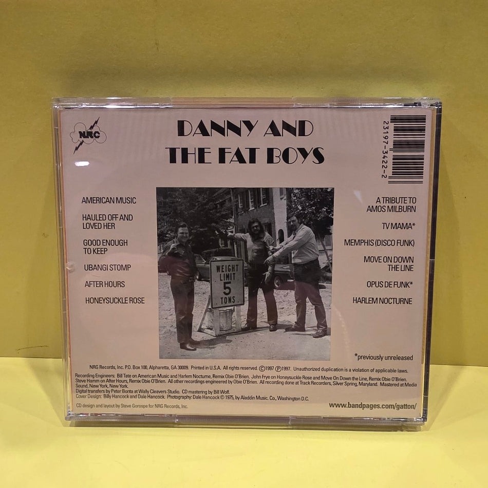 Danny And The Fat Boys - American Music - 1997 - NCD-3422-2 - Used - VG++ - CDs