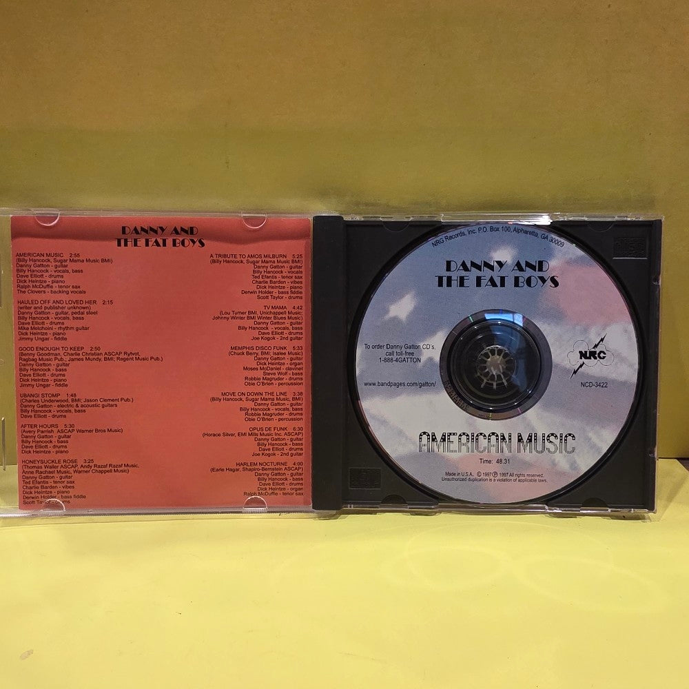Danny And The Fat Boys - American Music - 1997 - NCD-3422-2 - Used - VG++ - CDs