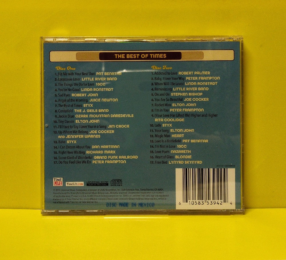 Various - Rock N Romance: The Best Of Times - 2016 - 32207-D - Used - EX - CDs - 2xCD Set