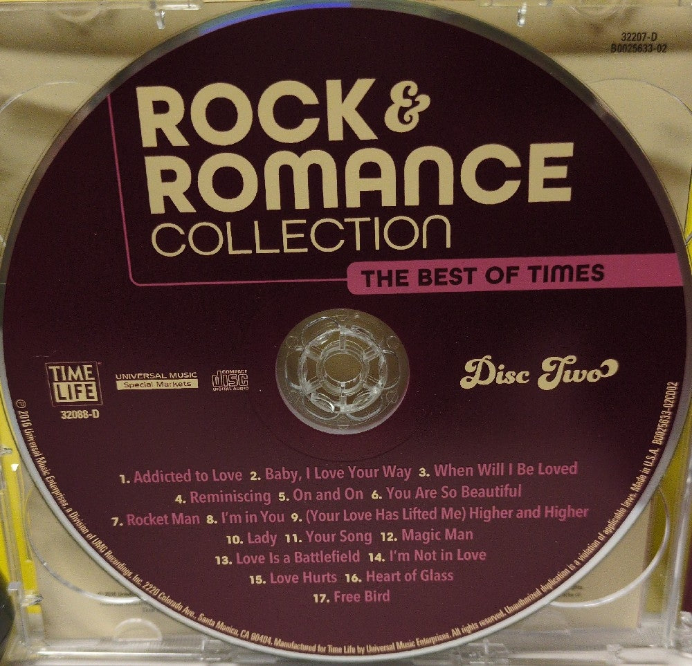 Various - Rock N Romance: The Best Of Times - 2016 - 32207-D - Used - EX - CDs - 2xCD Set