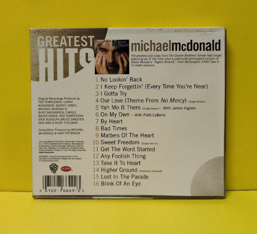 Michael McDonald - The Very Best Of - 2001 - R2 76649 - Used - EX - CDs