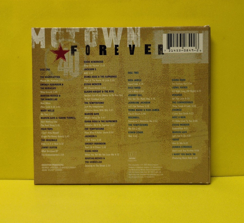 Various - Motown 40 Forever - 1998 - 314530849-2 - Used - EX - CDs - 2xCD Set