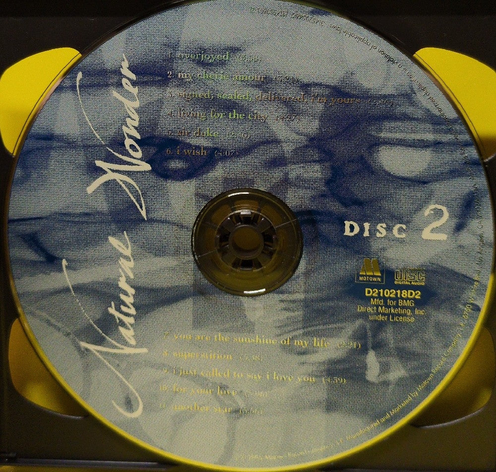 Stevie Wonder - Natural Wonder - Live In Concert - 1995 - 530 546-2 / D 210218 - Used - EX - CDs - 2xCD Set - BMG Club Edition