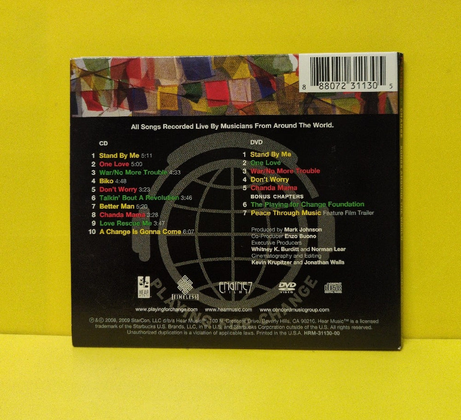 Playing For Change - Songs Around The World - 2009 - HRM-31130-00 - Used - EX - CDs - CD/DVD Set