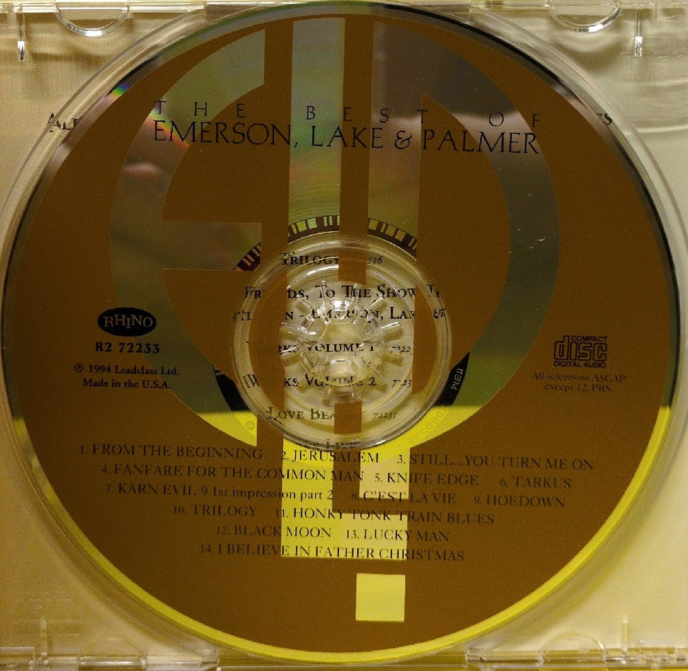 Emerson, Lake & Palmer - The Best Of Emerson, Lake & Palmer - R2 72233 - Used - EX - CDs