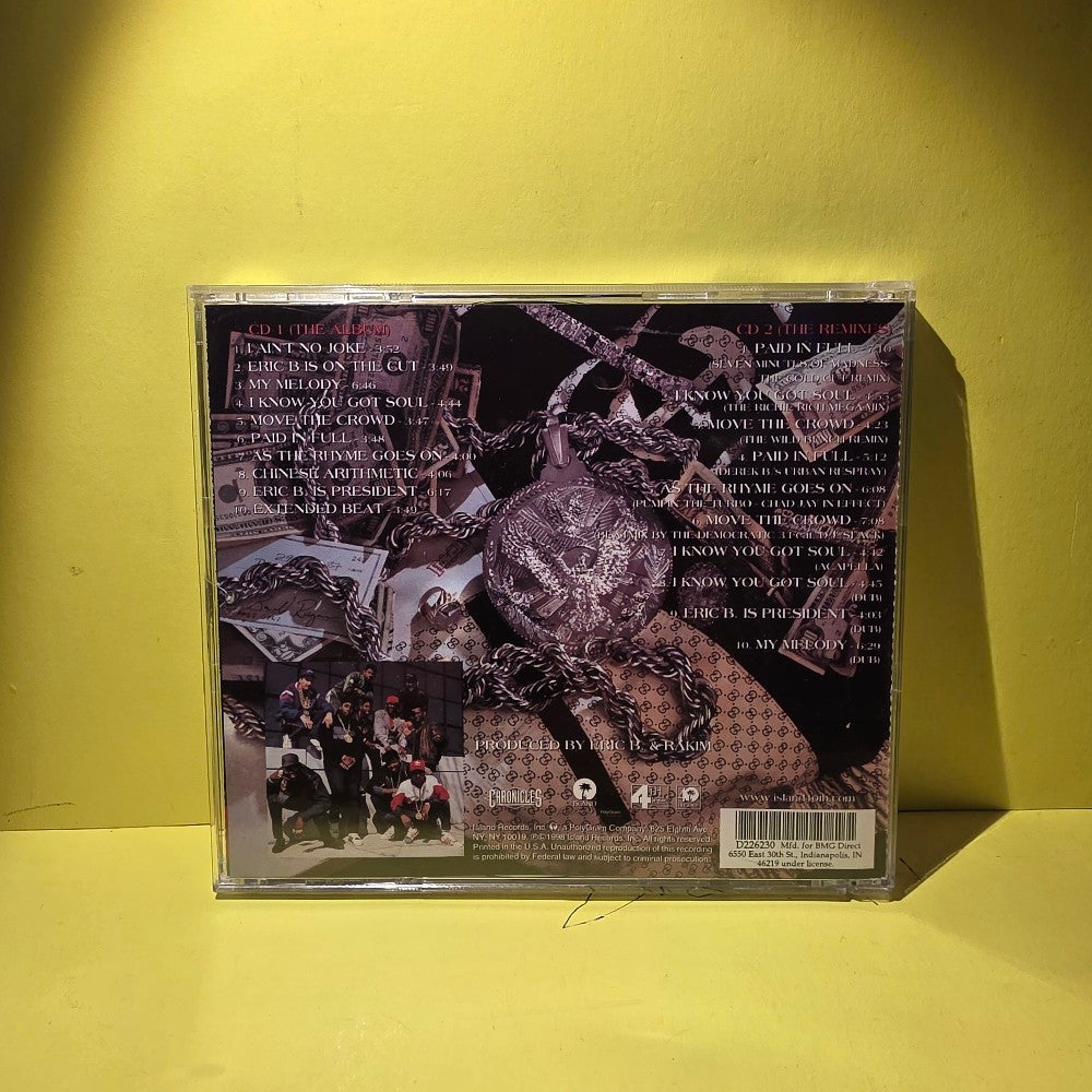 Eric B. & Rakim - Paid In Full / Autographed  - 1998 - 314-524 573-2 - Used - EX - CDs