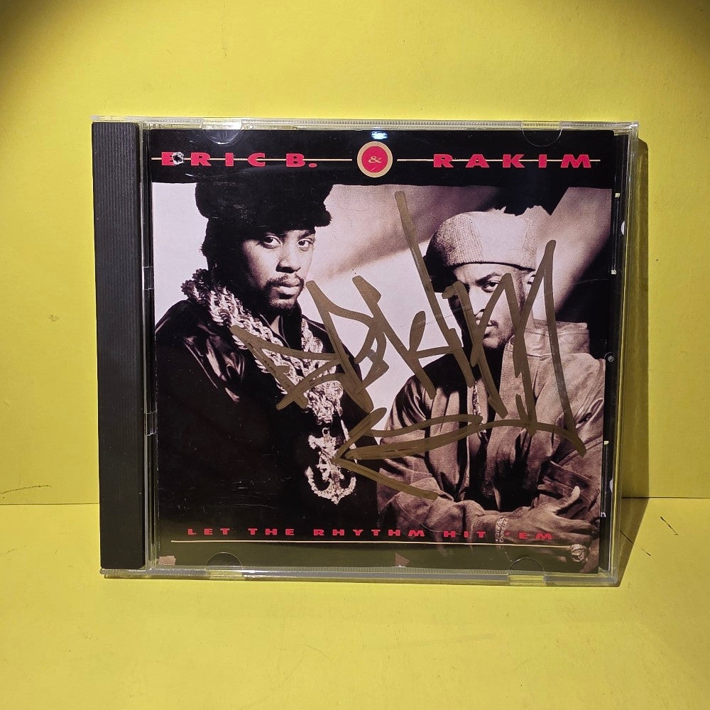 Eric B. & Rakim - Let The Rhythm Hit 'Em / Autographed  - 1990 - MCAD-6416 - Used - NM - CDs