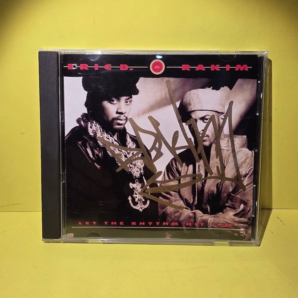 Eric B. & Rakim - Let The Rhythm Hit 'Em / Autographed  - 1990 - MCAD-6416 - Used - NM - CDs