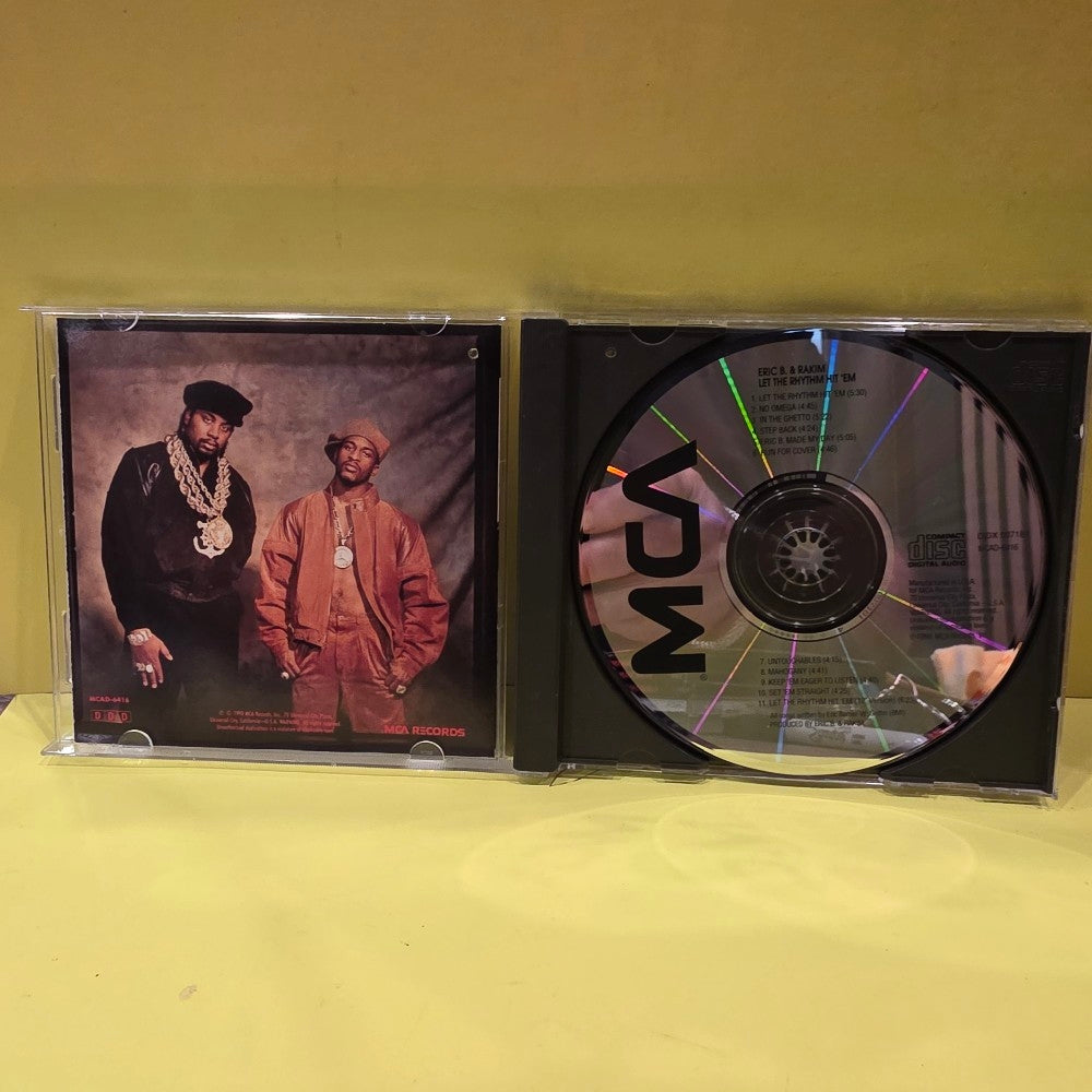 Eric B. & Rakim - Let The Rhythm Hit 'Em / Autographed  - 1990 - MCAD-6416 - Used - NM - CDs