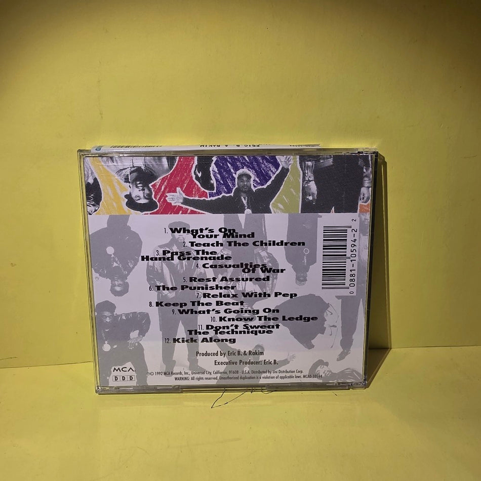 Eric B. & Rakim - Don't Sweat The Technique / Autographed  - 1992 - MCAD-10594 - New - NM - CDs
