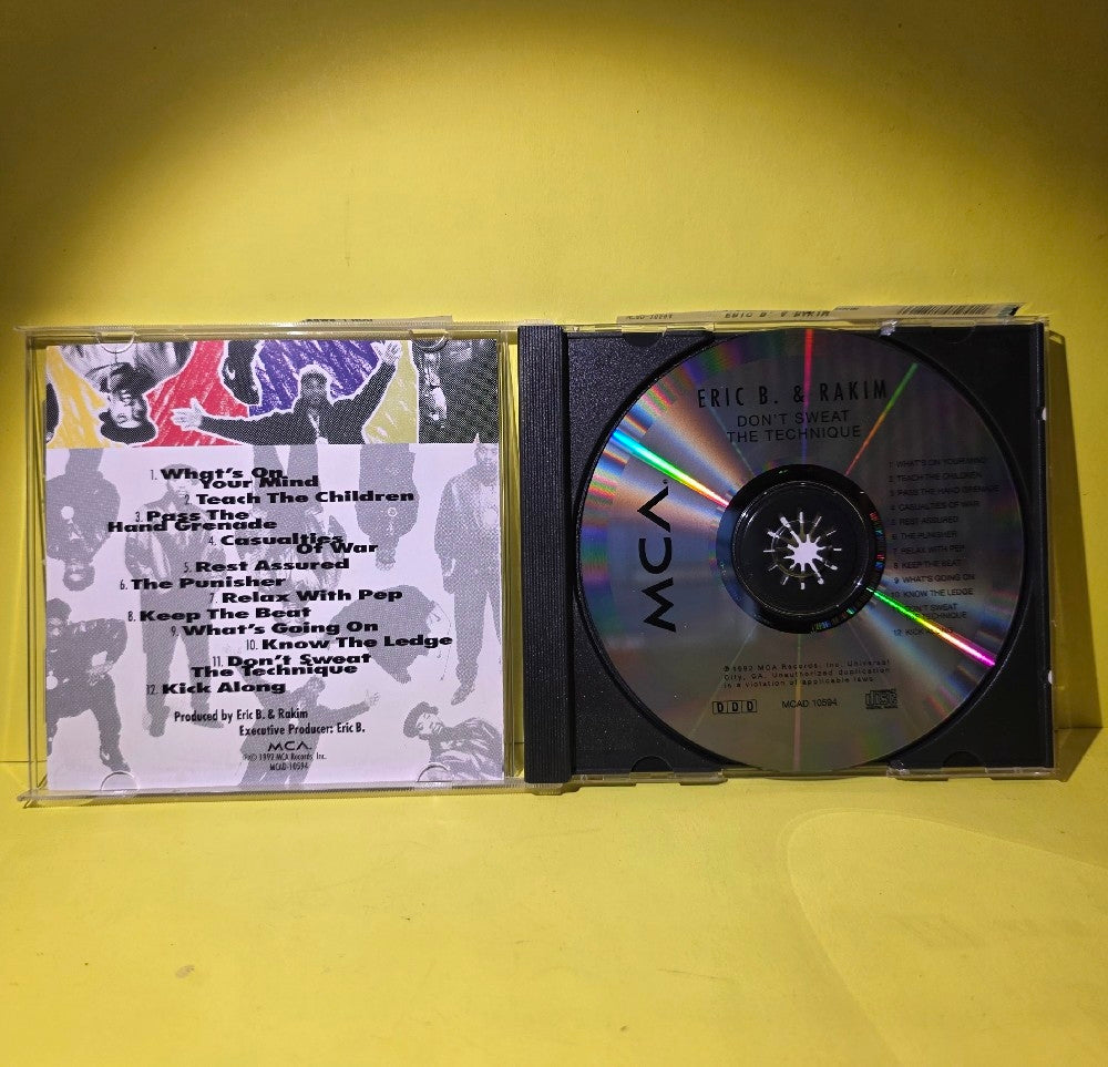 Eric B. & Rakim - Don't Sweat The Technique / Autographed  - 1992 - MCAD-10594 - New - NM - CDs