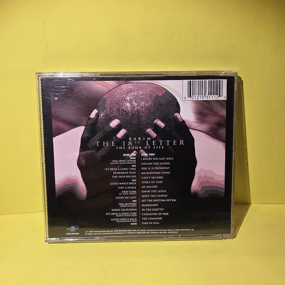 Rakim - The 18th Letter / The Book Of Life / Autographed  - 1997 - UD2-53111 - Used - EX - CDs
