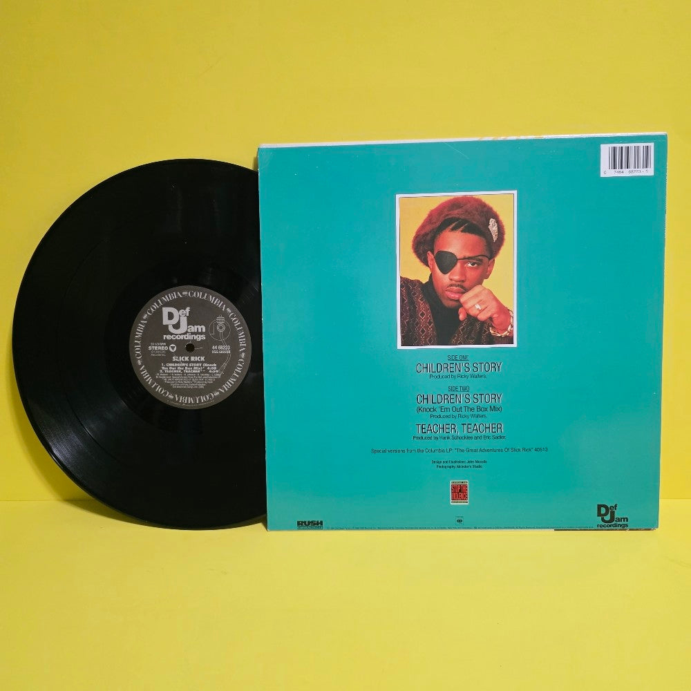 Slick Rick - Children's Story / Autographed  - 1988 - 44-68223 - Used - VG++ - Vinyl
