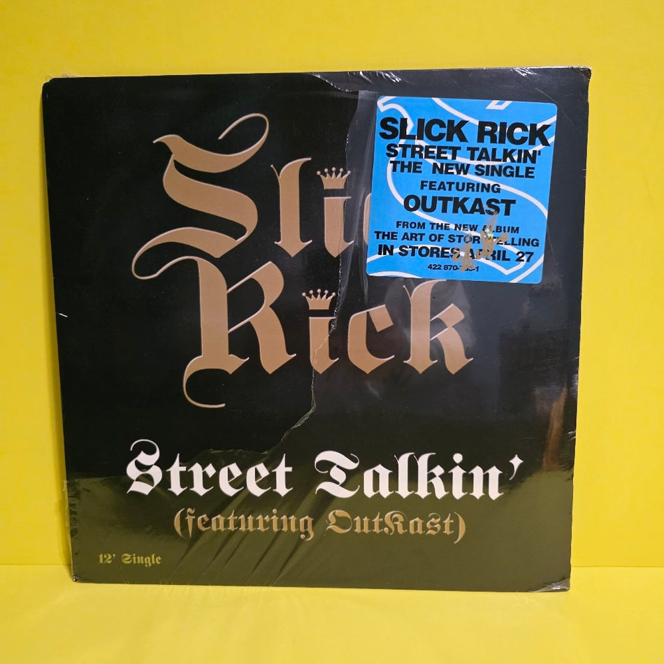 Slick Rick  - Street Talking ( Feat. Outkast ) Autographed  - 1999 - 422 870 763-1 - New - Sealed - Vinyl