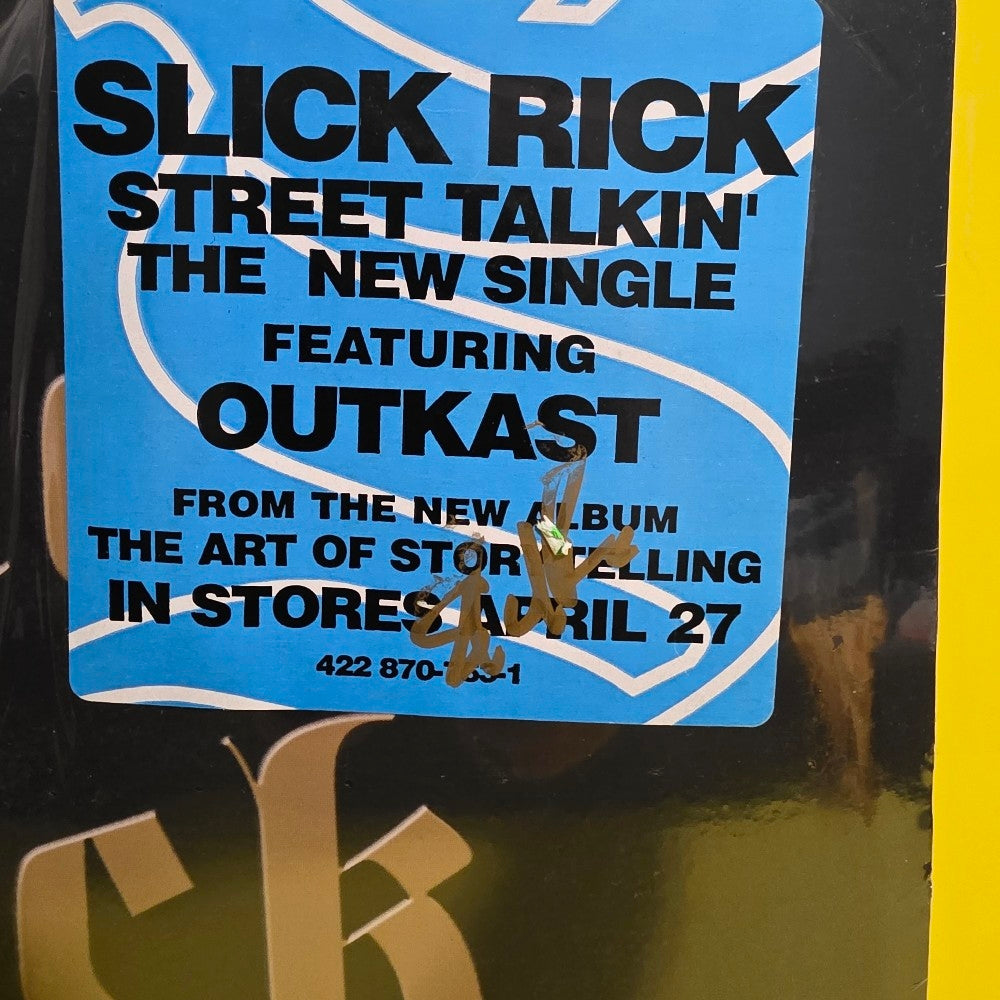 Slick Rick  - Street Talking ( Feat. Outkast ) Autographed  - 1999 - 422 870 763-1 - New - Sealed - Vinyl