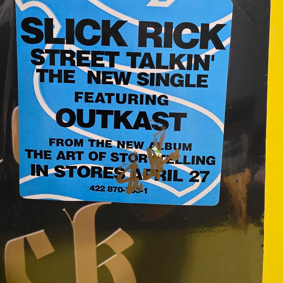 Slick Rick  - Street Talking ( Feat. Outkast ) Autographed  - 1999 - 422 870 763-1 - New - Sealed - Vinyl