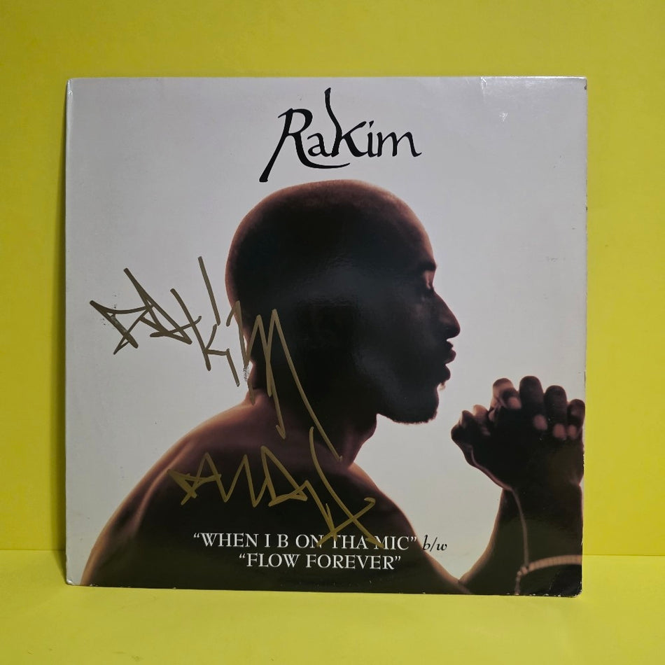 Rakim - When I B On Tha Mic / Flow Forever / Autographed  - 1999 - 012 156 619-0 - Used - EX - Vinyl