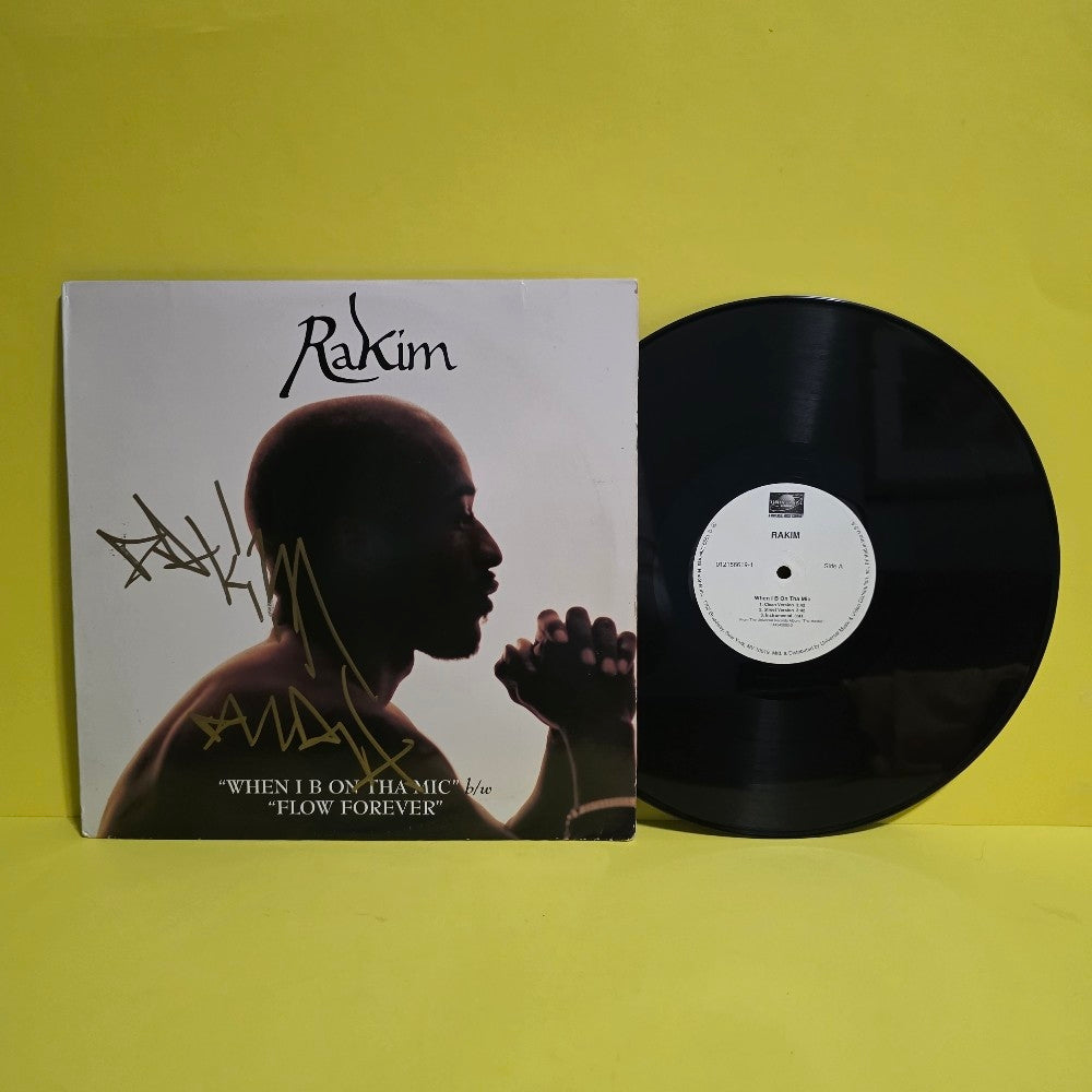 Rakim - When I B On Tha Mic / Flow Forever / Autographed  - 1999 - 012 156 619-0 - Used - EX - Vinyl