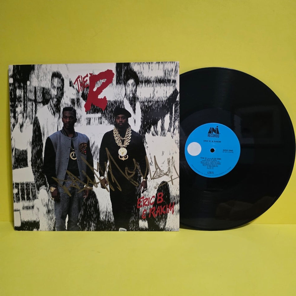 Eric B. & Rakim - The R / Promo / Autographed  - 1988 - UNI 8012 - Used - EX - Vinyl