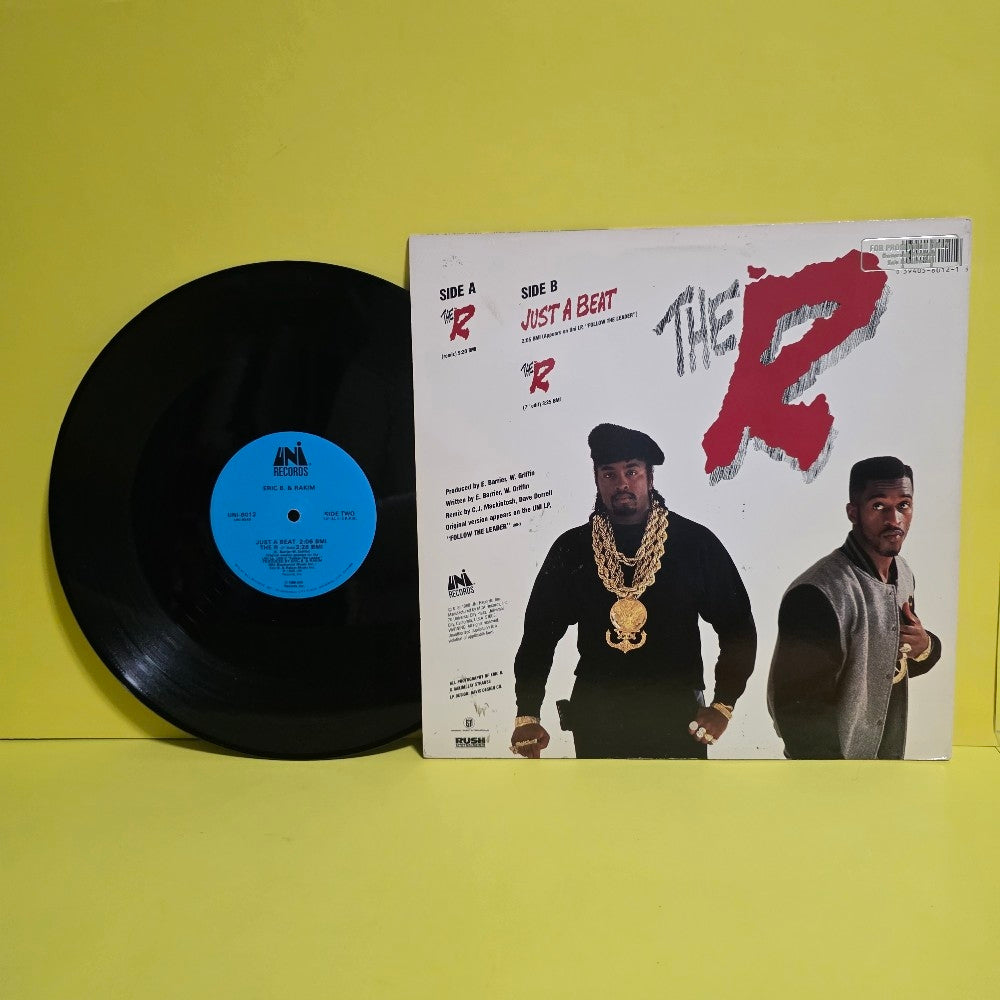 Eric B. & Rakim - The R / Promo / Autographed  - 1988 - UNI 8012 - Used - EX - Vinyl