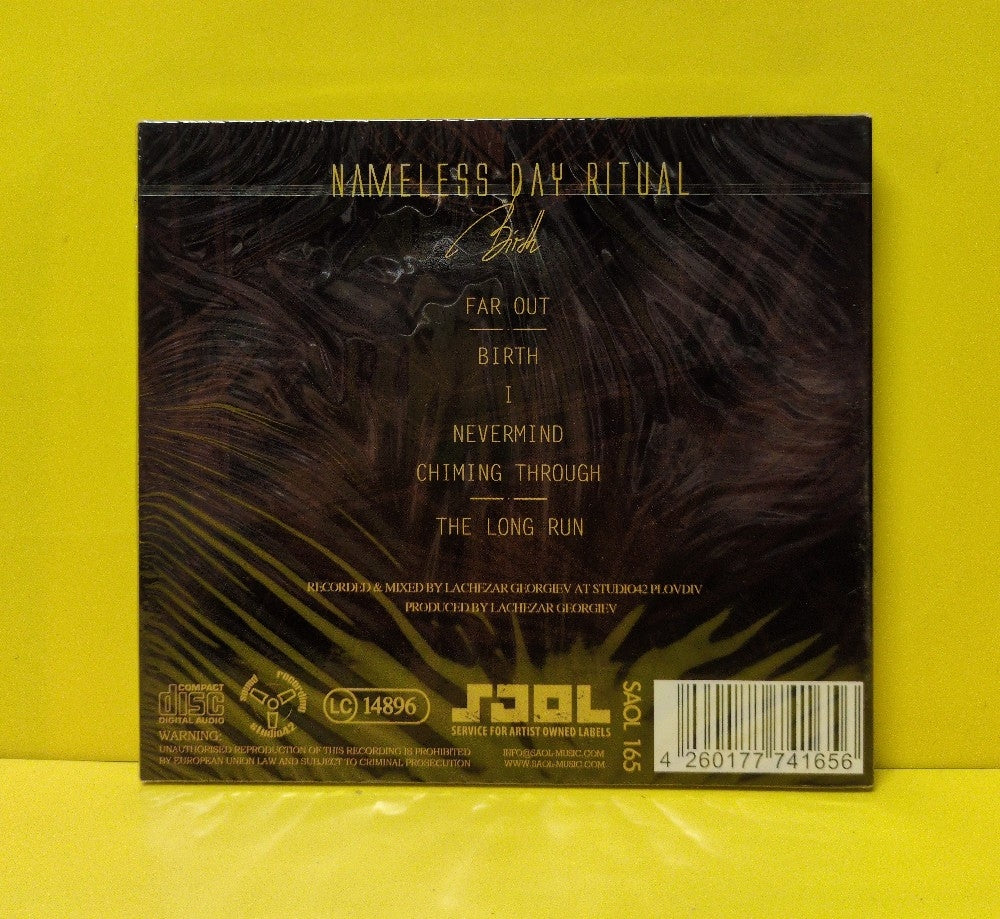 Nameless Day Ritual - Birth - 2016 - SAOL 165 - New - Sealed - CDs - Germany Import
