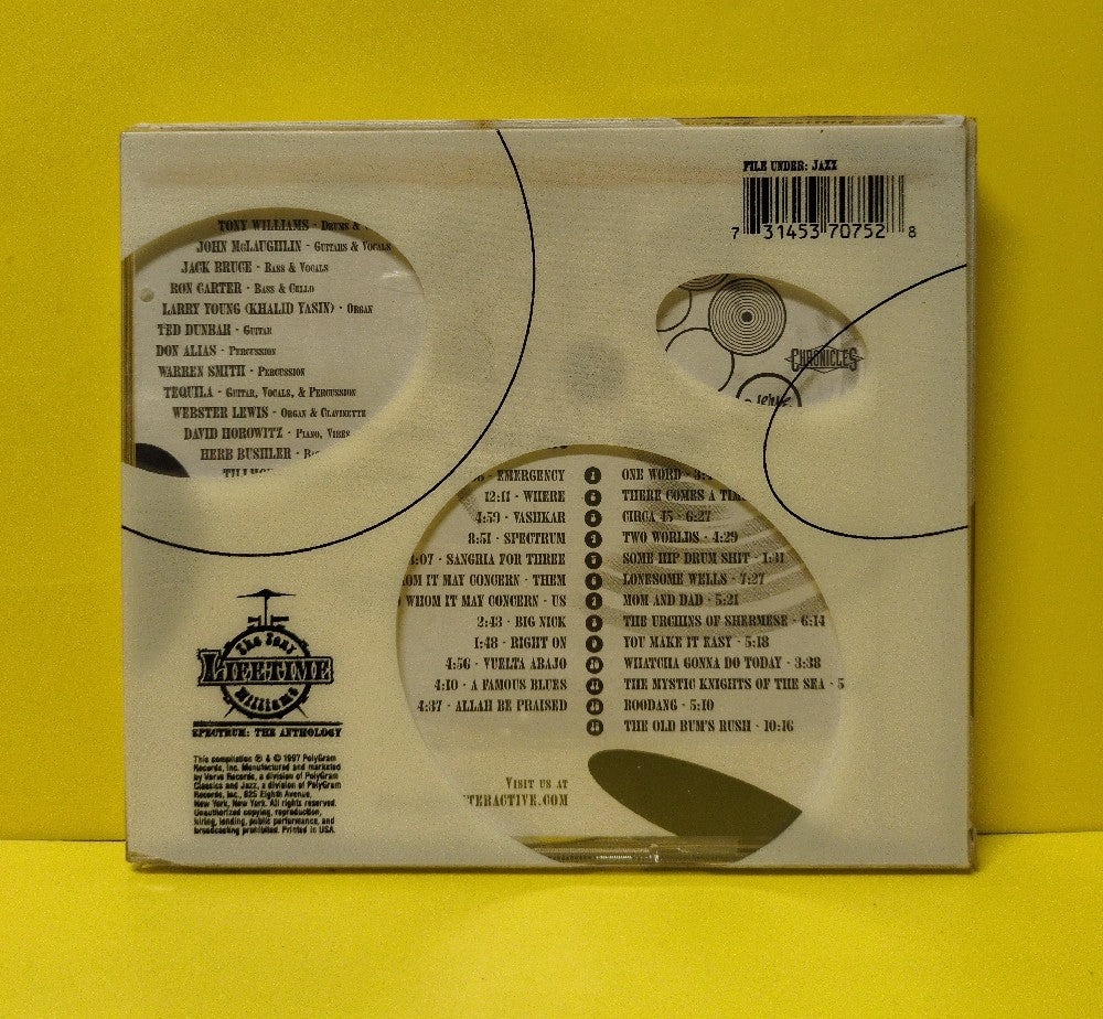 The Tony Williams Lifetime - Spectrum: The Anthology - 1997 - 314 537 075-2 - Used - EX - CDs - 2xCD Set