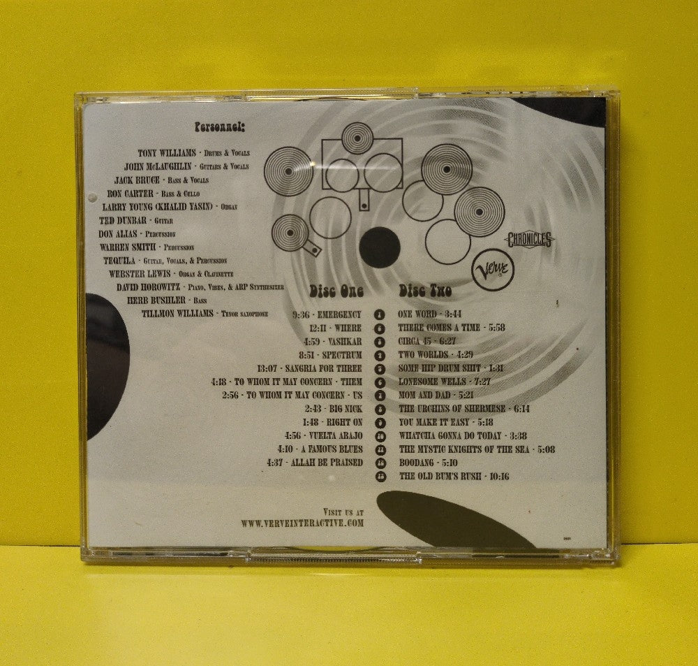 The Tony Williams Lifetime - Spectrum: The Anthology - 1997 - 314 537 075-2 - Used - EX - CDs - 2xCD Set