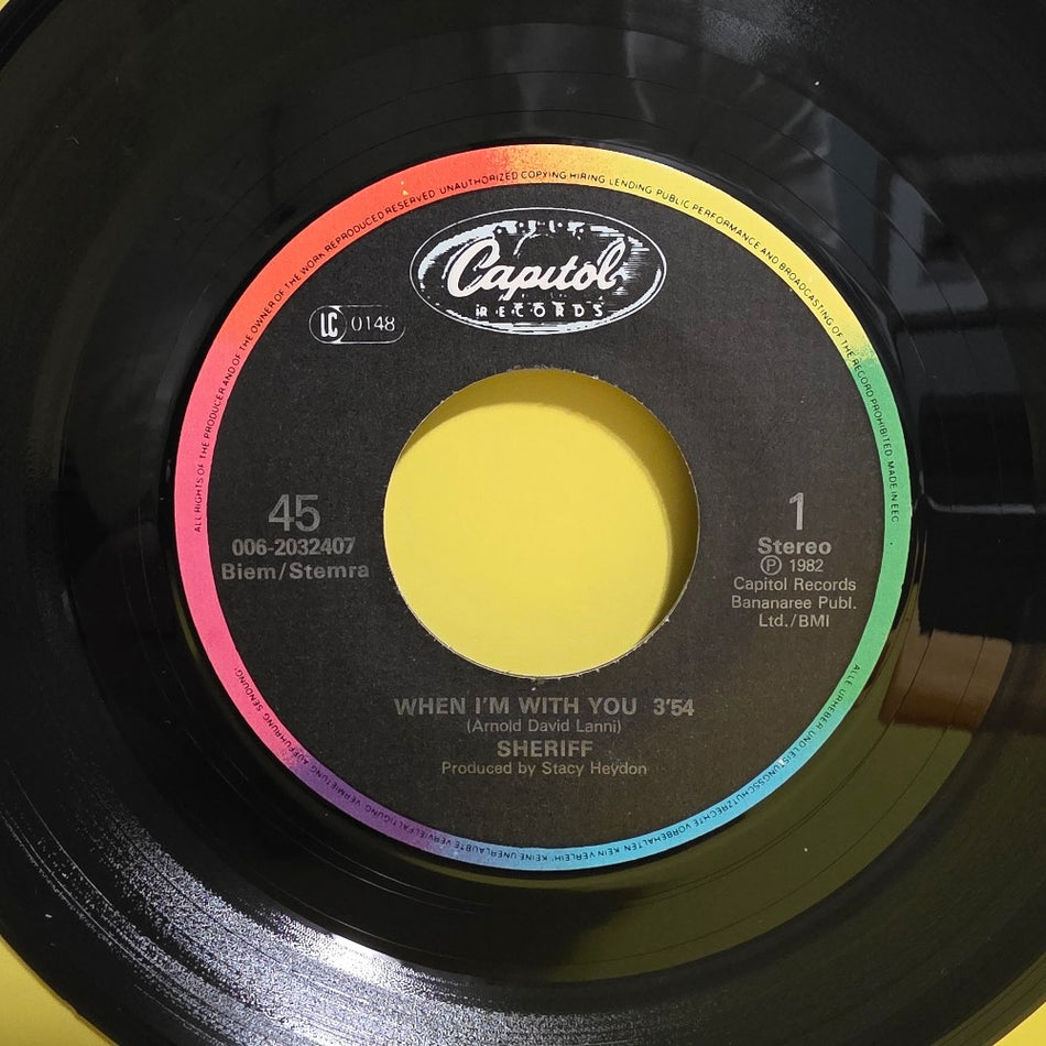 Sheriff  - When I'm With You - 1989 - 060 20 3240 6 - New - NM - Vinyl
